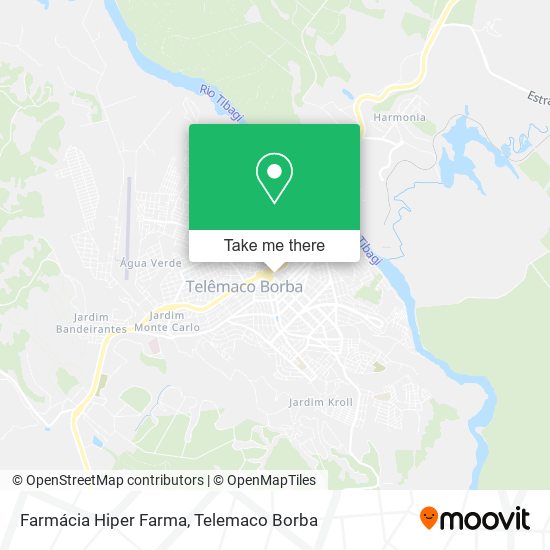 Mapa Farmácia Hiper Farma