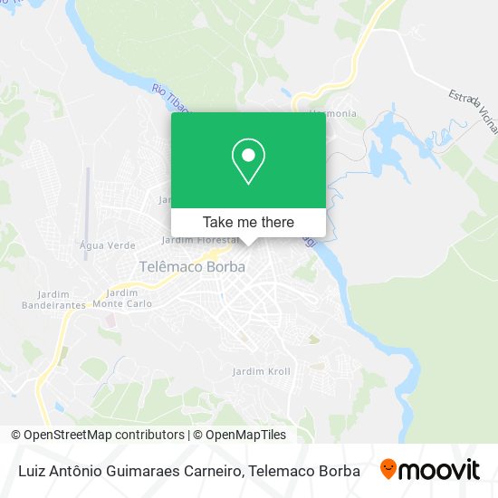 Luiz Antônio Guimaraes Carneiro map