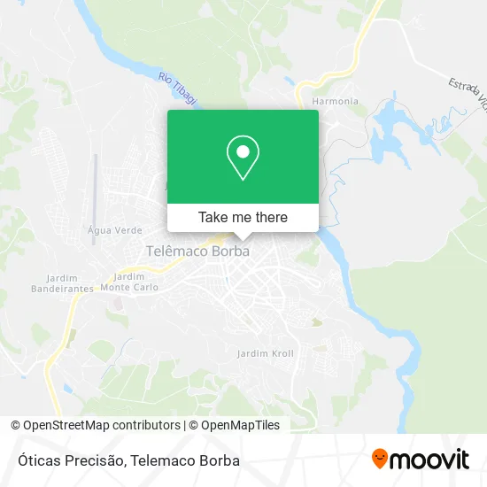 Óticas Precisão map