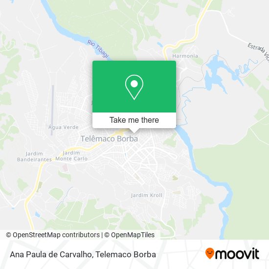 Ana Paula de Carvalho map