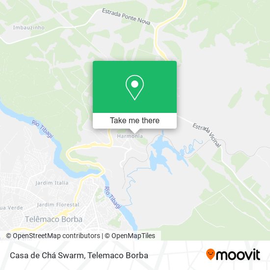 Mapa Casa de Chá Swarm