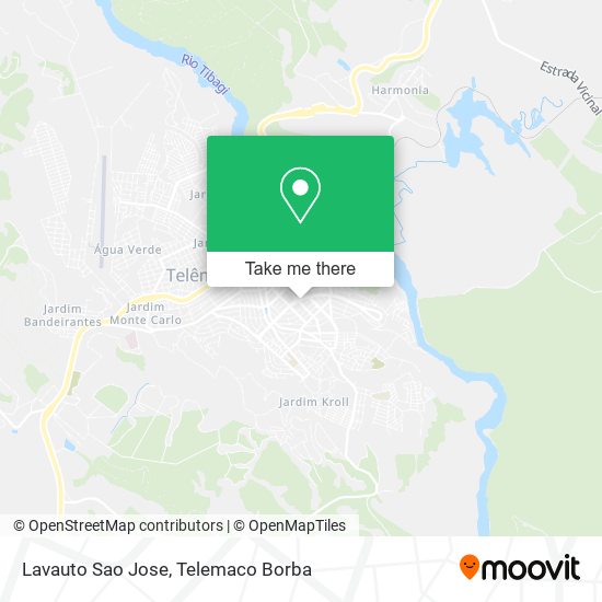 Lavauto Sao Jose map