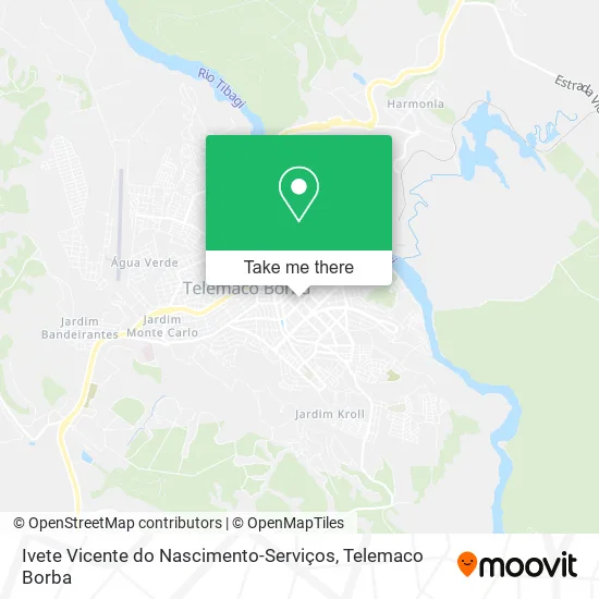 Ivete Vicente do Nascimento-Serviços map