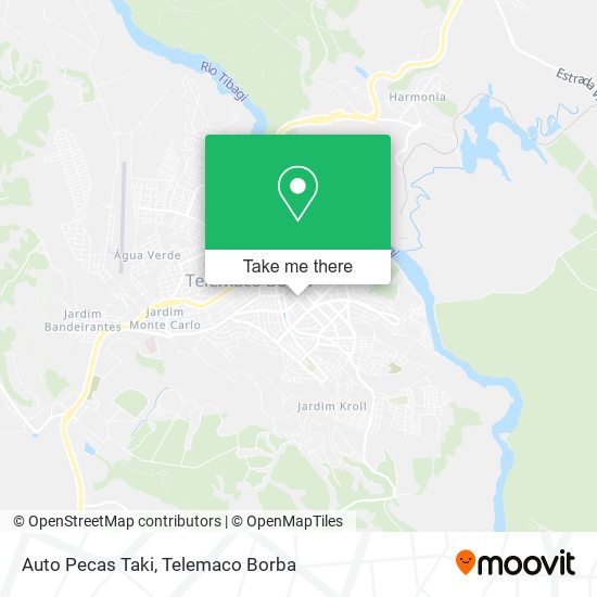 Mapa Auto Pecas Taki