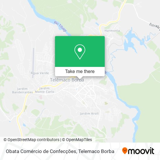 Obata Comércio de Confecções map