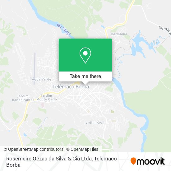 Rosemeire Oezau da Silva & Cia Ltda map