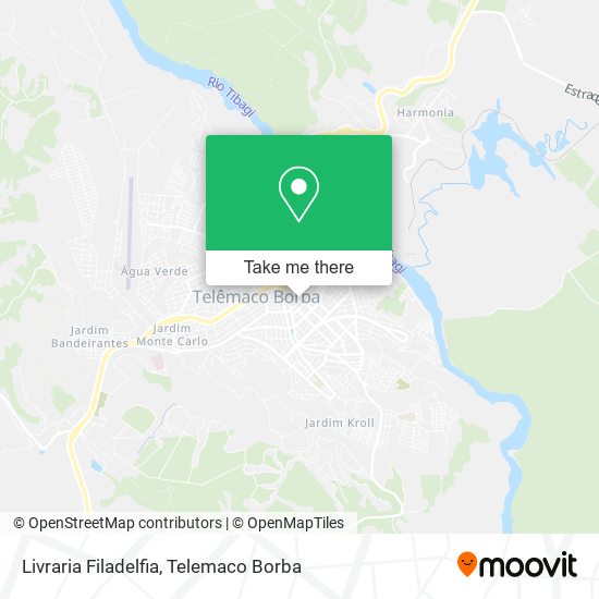 Mapa Livraria Filadelfia