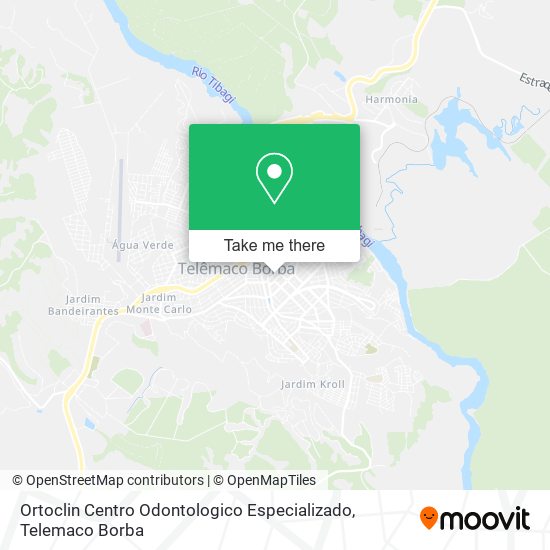 Mapa Ortoclin Centro Odontologico Especializado