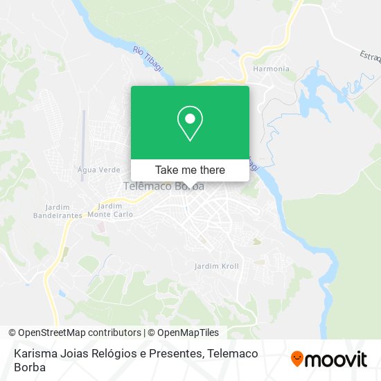 Mapa Karisma Joias Relógios e Presentes