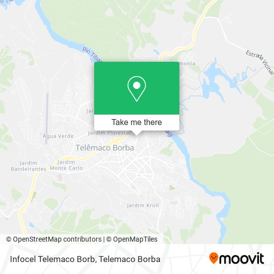 Mapa Infocel Telemaco Borb