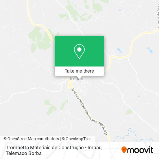 Mapa Trombetta Materiais de Construção - Imbaú