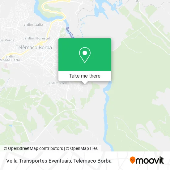 Vella Transportes Eventuais map