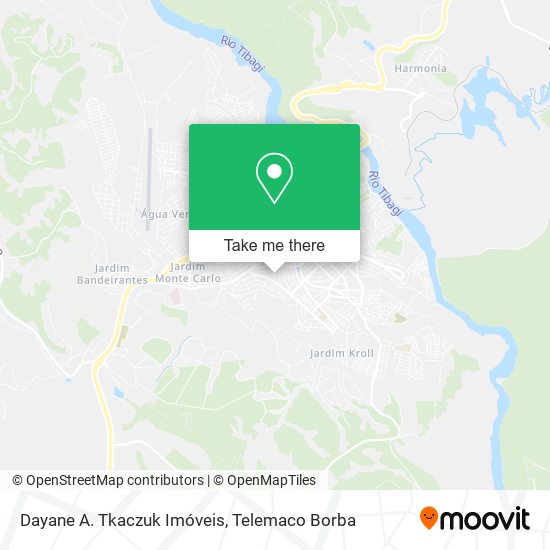 Mapa Dayane A. Tkaczuk Imóveis