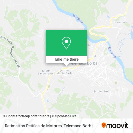 Retimattos Retifica de Motores map