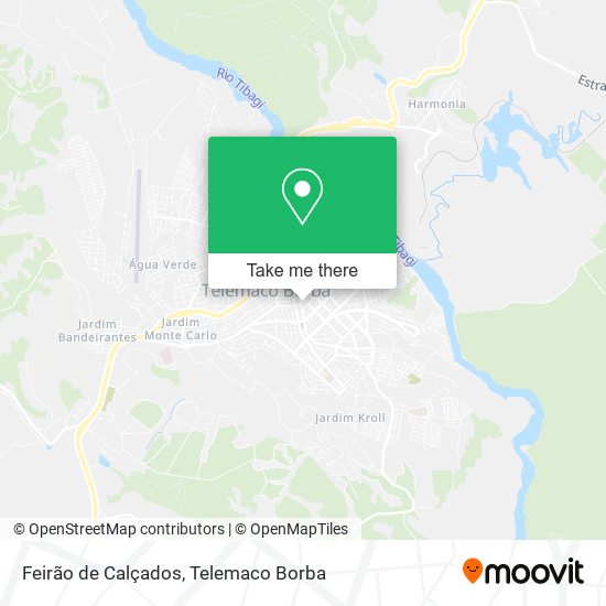 Mapa Feirão de Calçados