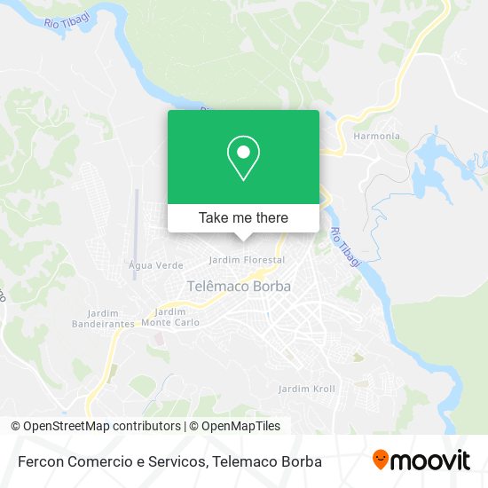 Fercon Comercio e Servicos map