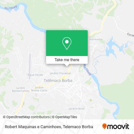 Mapa Robert Maquinas e Caminhoes