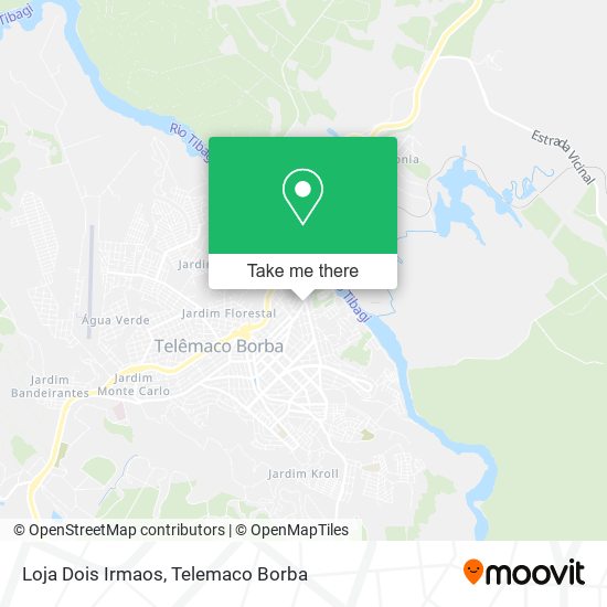 Mapa Loja Dois Irmaos