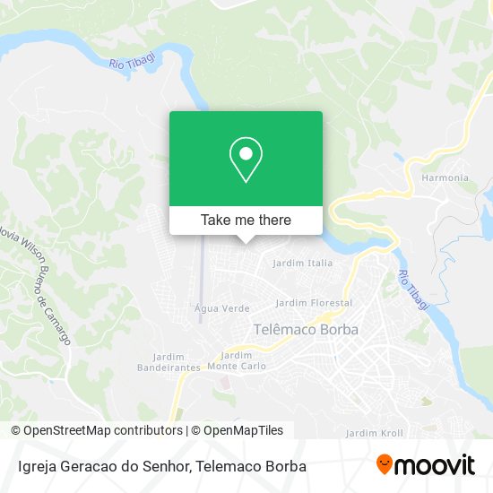 Mapa Igreja Geracao do Senhor