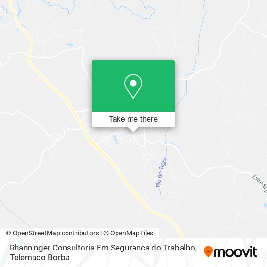 Mapa Rhanninger Consultoria Em Seguranca do Trabalho