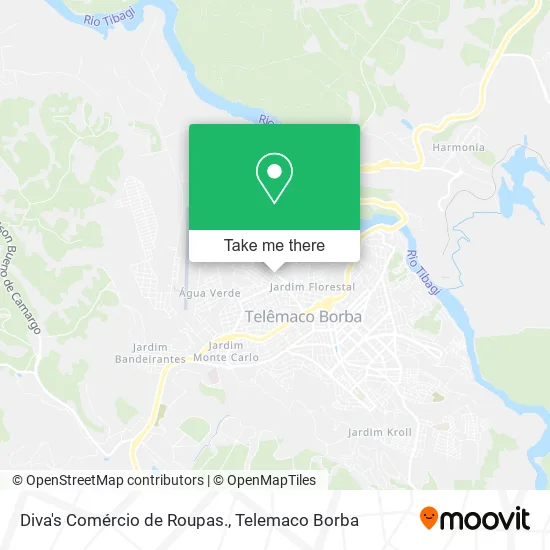 Diva's Comércio de Roupas. map