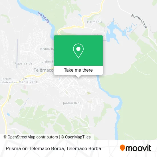 Prisma on Telêmaco Borba map