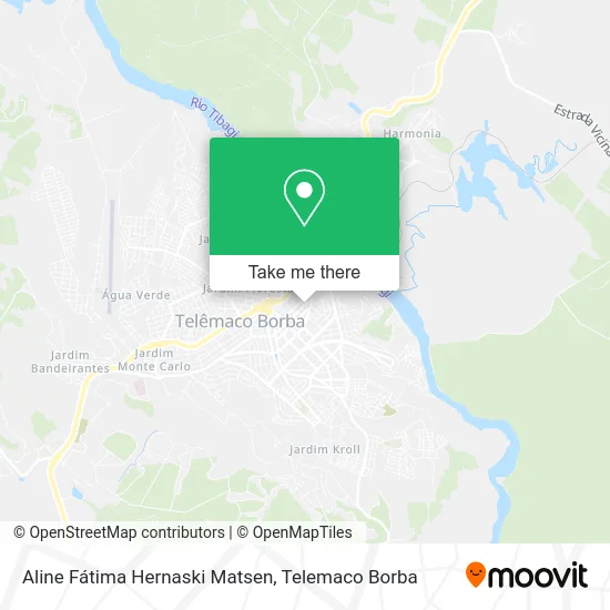 Aline Fátima Hernaski Matsen map