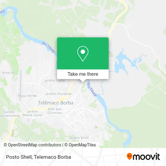 Posto Shell map