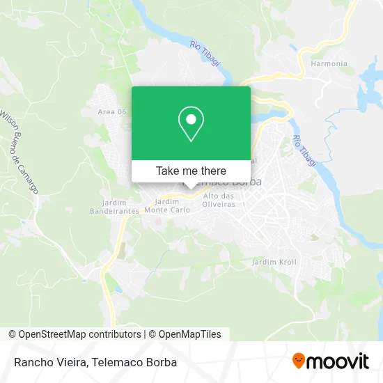 Rancho Vieira map