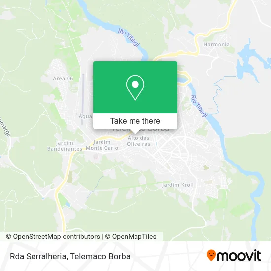 Rda Serralheria map