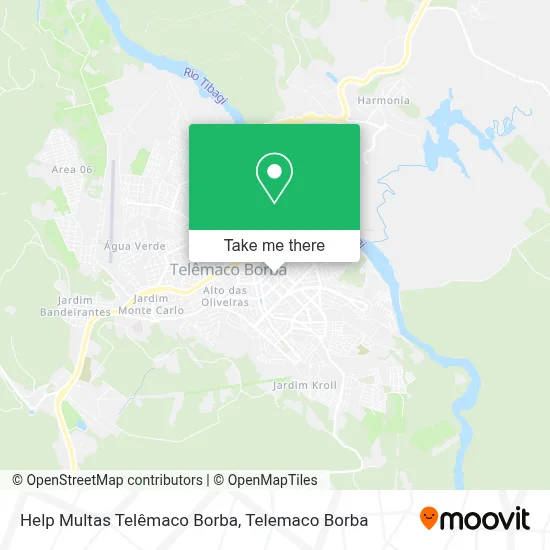 Help Multas Telêmaco Borba map
