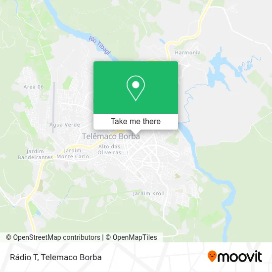 Rádio T map