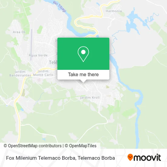 Fox Milenium Telemaco Borba map