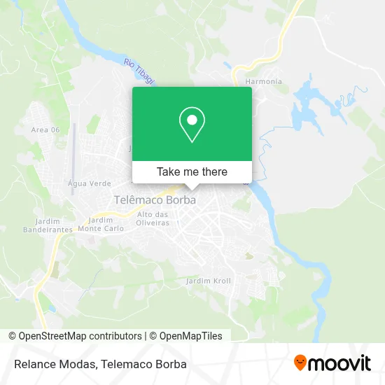 Relance Modas map