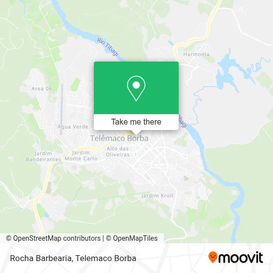 Rocha Barbearia map