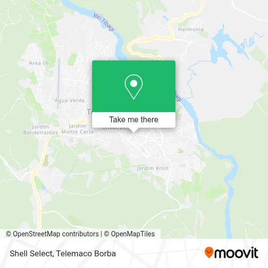 Shell Select map