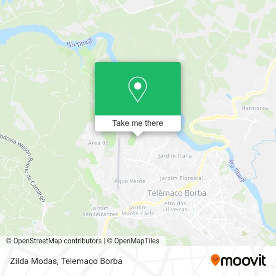 Zilda Modas map