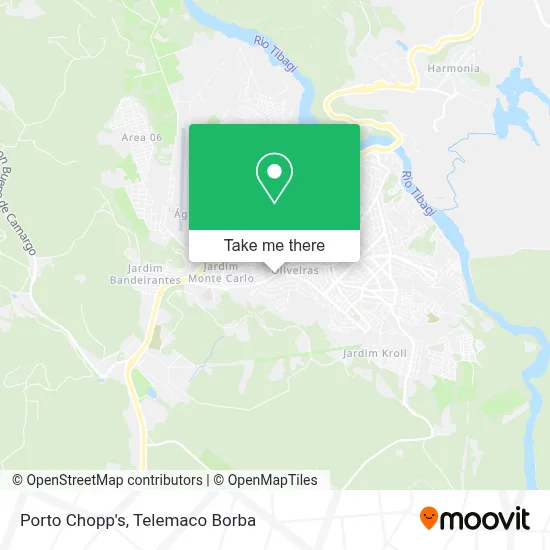Porto Chopp's map