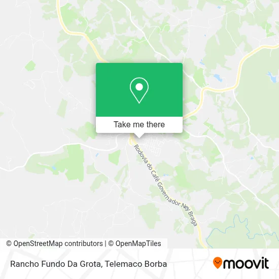 Rancho Fundo Da Grota map