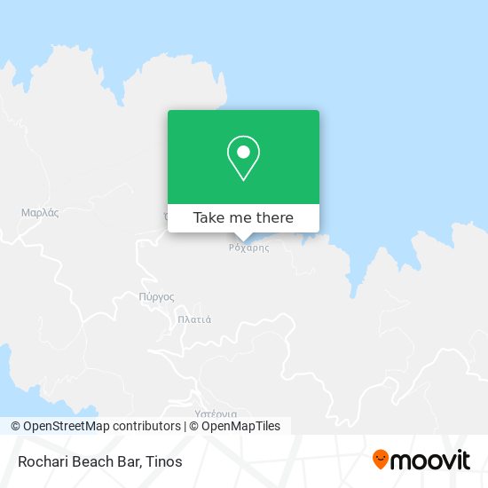 Rochari Beach Bar map