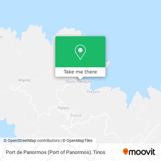 Port de Panormos (Port of Panormos) map
