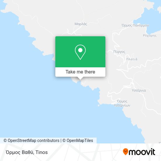 Όρμος Βαθύ map