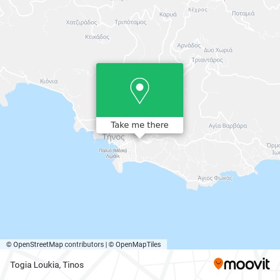 Togia Loukia map