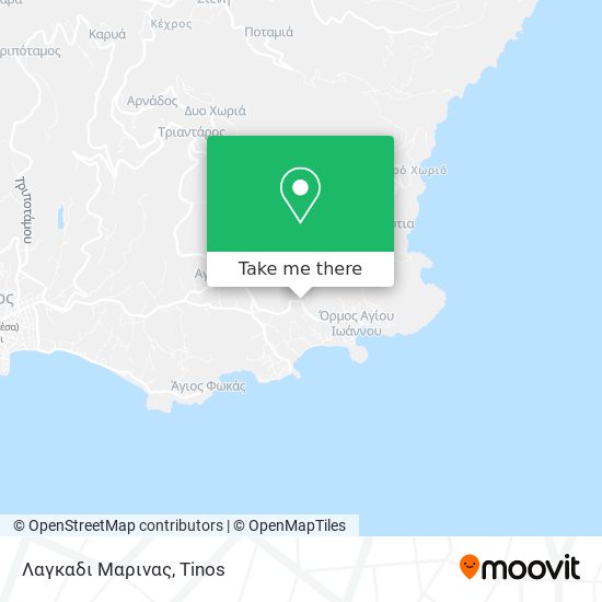 Λαγκαδι Μαρινας map