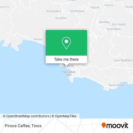 Pirsos Caffee map