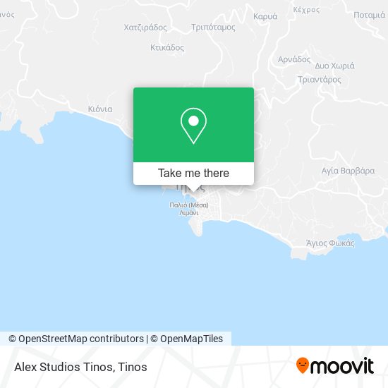 Alex Studios Tinos map