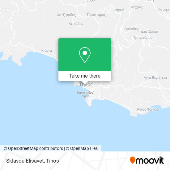 Sklavou Elisavet map