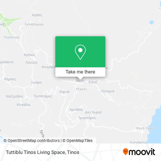 Tuttiblu Tinos Living Space map