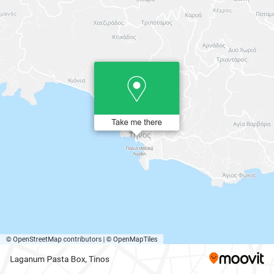 Laganum Pasta Box map