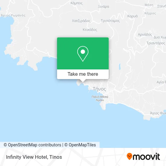 Infinity View Hotel map